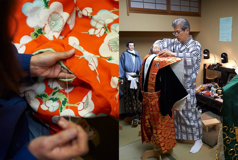 Assim como nas perucas produzidas pelos Tokoyama, as roupas também são produzidas nos mínimos detalhes