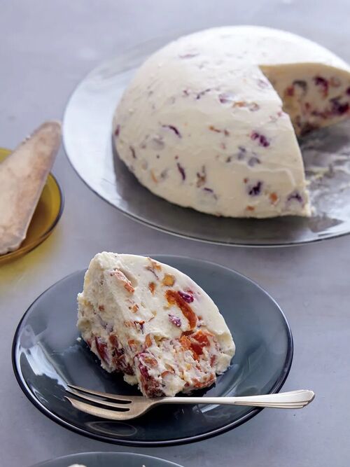 Cheesecake com nozes, amêndoas e frutas secas que não vai ao forno