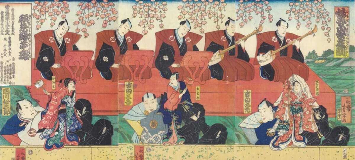 História do teatro de fantoches Bunraku