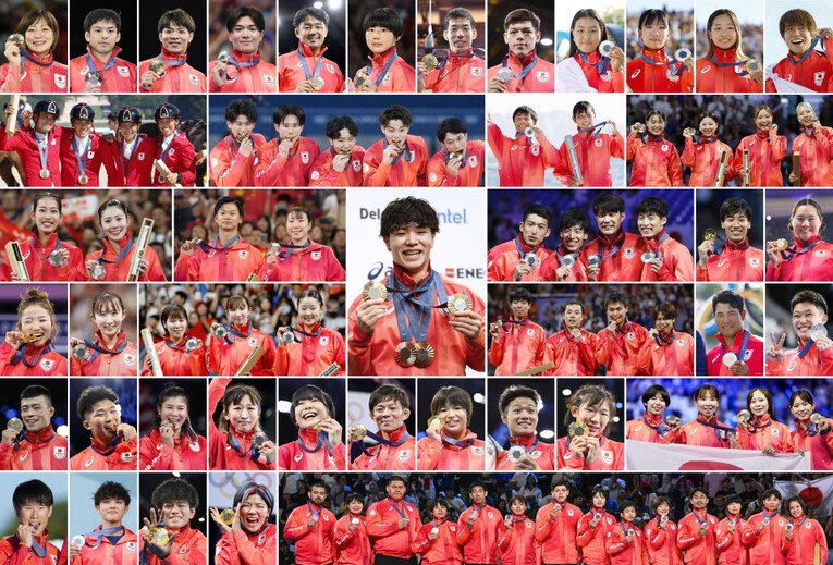A delegação japonesa foi a 10ª colocada nos Jogos Olímpicos de Paris 2024 com 41 medalhas: 14 ouros, 10 pratas e 17 bronzes