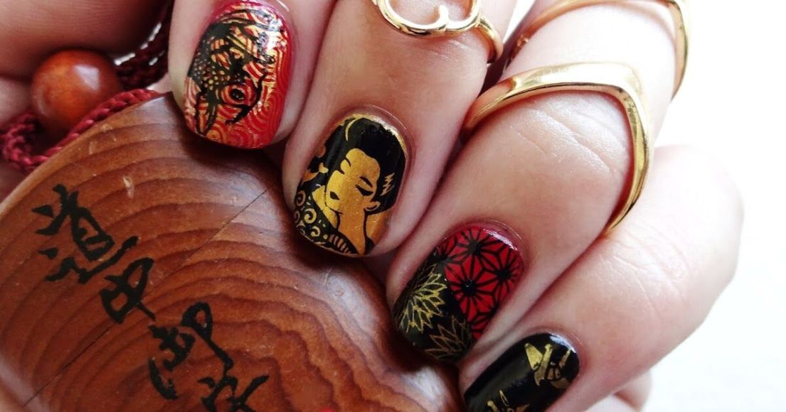 Tendências unhas japonesas ano novo