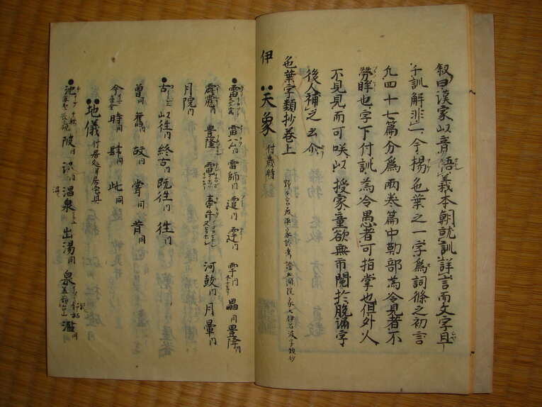 Dicíonário Iroha Jiruishō do século XII