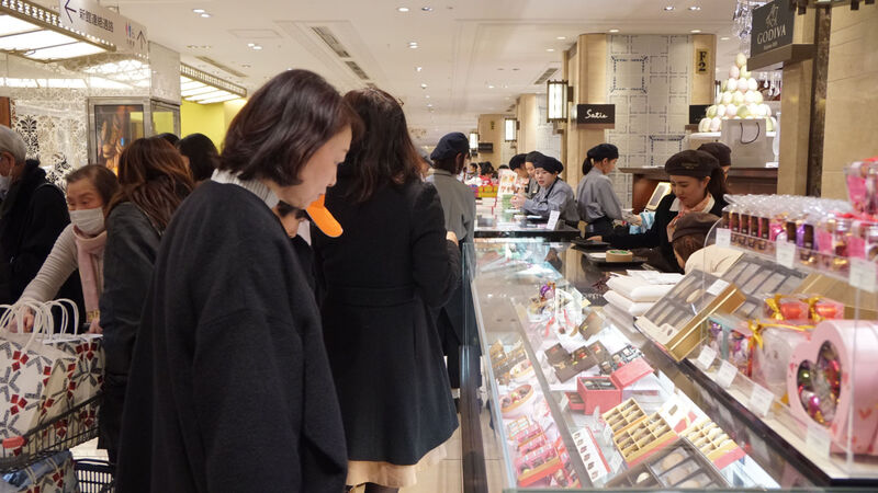 Compras de chocolate para colegas de trabalho cai no Japão