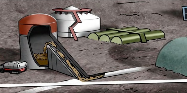 A reutilização de resíduos e dejetos será fundamental para a manutenção da produção agrícola nas fazendas lunares japonesas