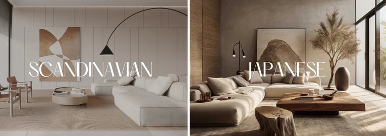 Japandi, uma simbiose entre a estética escandinava e japonesa