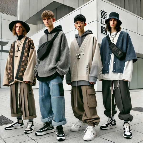 A moda Street continua muito forte no Japão é facilmente percebida tanto no público masculino quanto no feminino