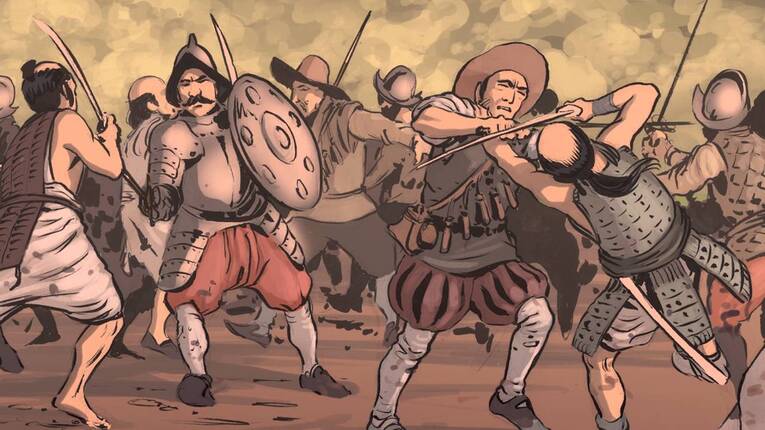 A história oficial da vitória espanhola sobre os piratas na Batalha de Cagayan é ridícula, tão ridícula quanto a afirmação que essa batalha tenha sido a única entre samurais e soldados europeus