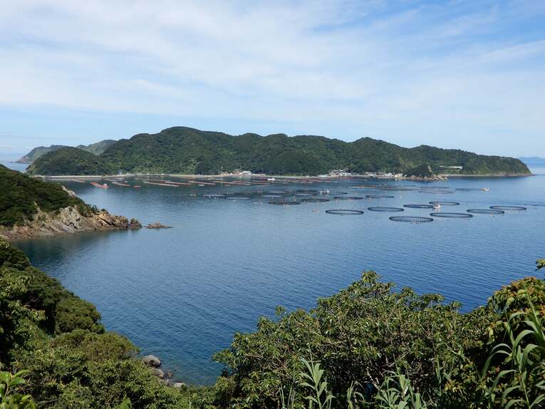 Ilha Hiburi, famosa até hoje por ter sido a sede de poder do rei pirata japonês Fujiwara no Sumitomo