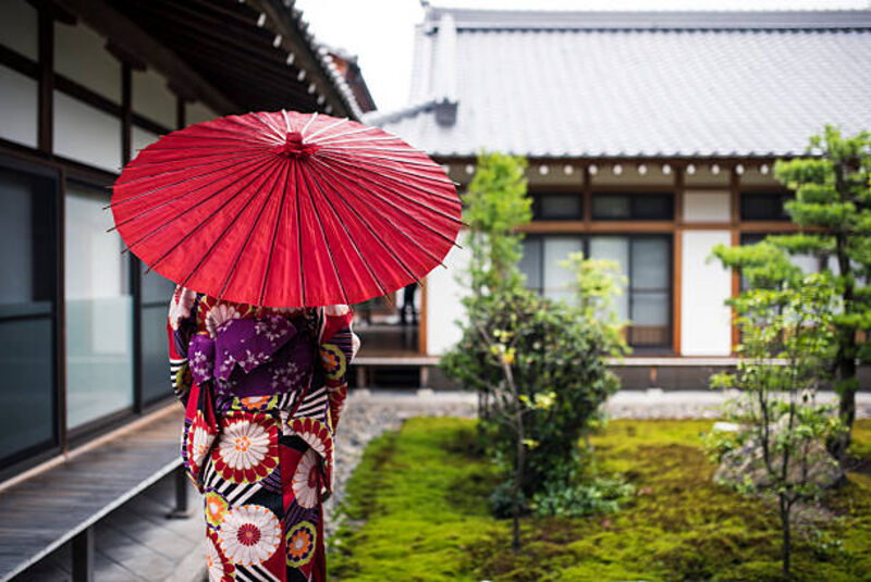 Sombrinha japonesa consegue bloquear raios do corpo