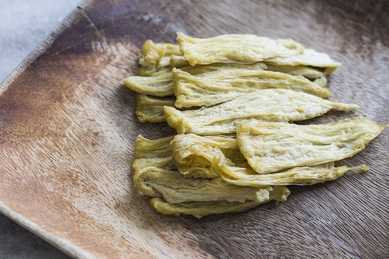 Por causa de sua textura, o Yuba pode ser um pouco difícil para alguns paladares