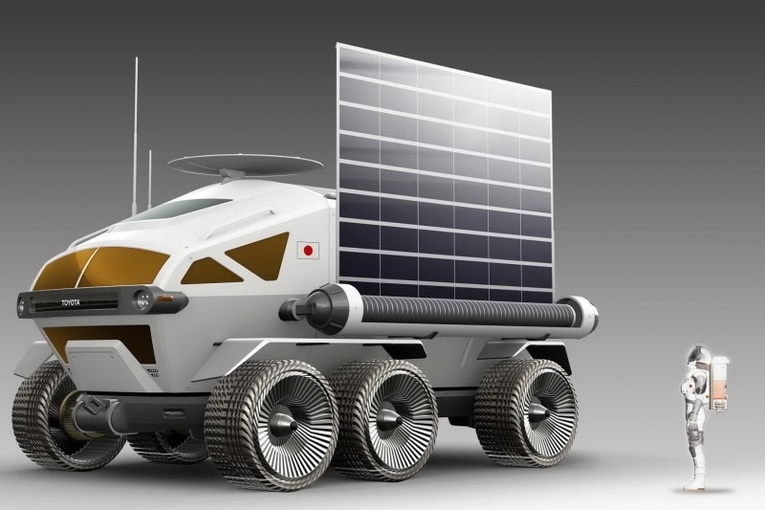 O Toyota Lunar Cruiser contará com paineis solares para garantir energia para o veículo