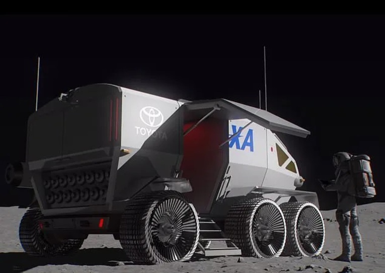 O Toyota Lunar Cruiser deverá ser utilizado em missões no polo sul da Lua para investigar a possibilidade de água e a geologia para entender melhor a história do satélite natural