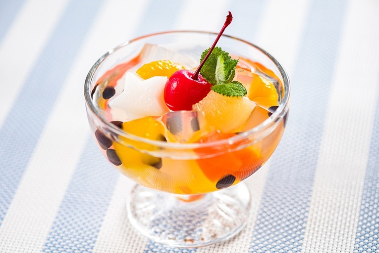 Mitsumame é uma das sobremesas sazonais mais famosas do Japão e que tem como ingrediente indispensável o Kanten