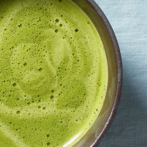 Matcha cerimonial é de qualidade superior