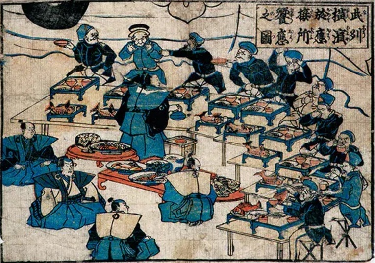 Trigo era um alimento muito raro no Japão, só era consumido em templos e santuários, ou em banquetes Imperiais durante ocasiões especiais
