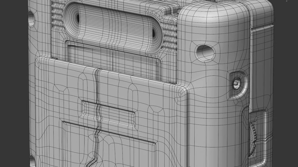 Modelo tridimensional em processo do projeto Golden Era