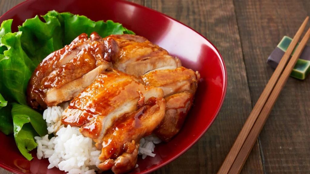 Receita japonesa com frango