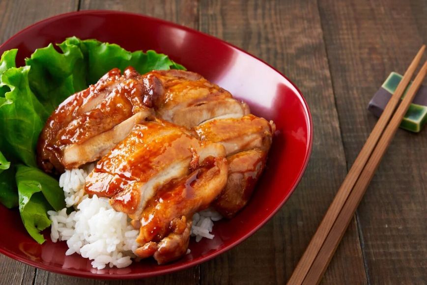 Receita japonesa com frango