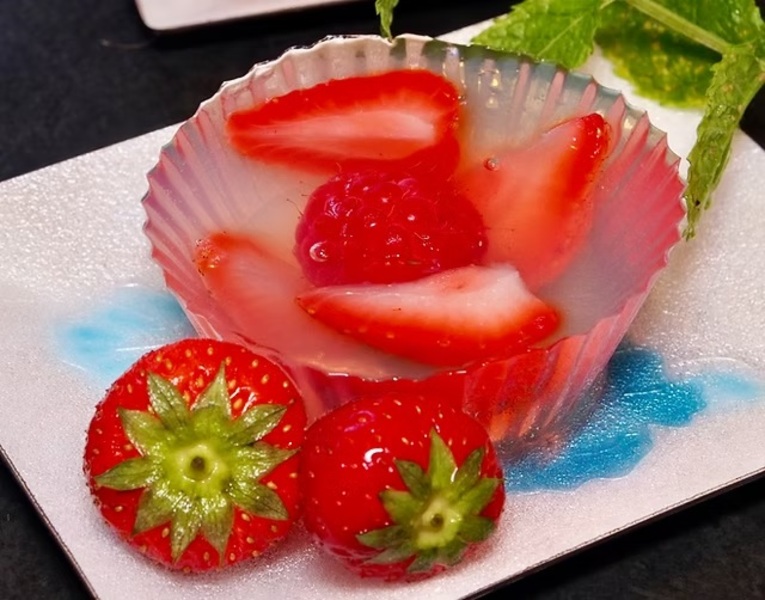 Gelatina de Kanten de morango