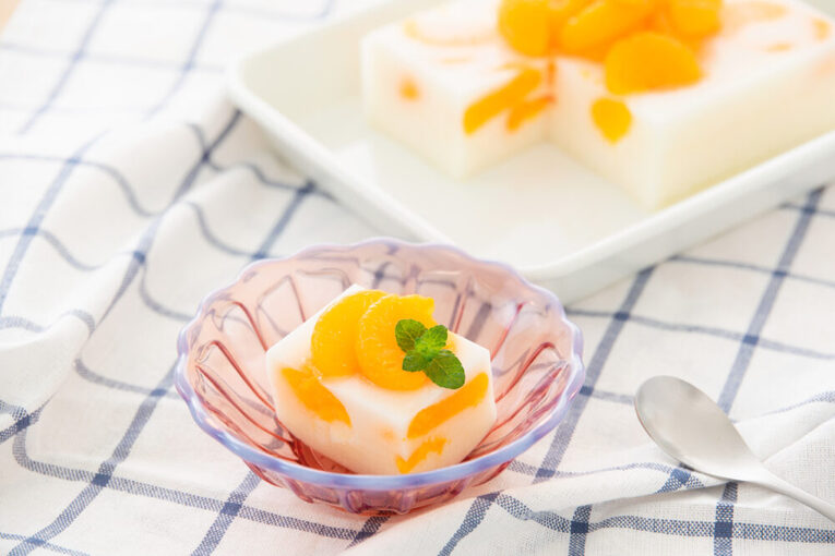 Mousse de frutas de Kanten