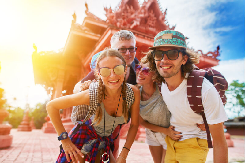 Turistas estrangeiros que não tinham nada para reclamar em sua viagem foram maioria