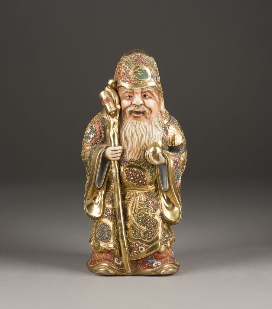 Jurojin, deus da longevidade e um dos 7 deuses japoneses