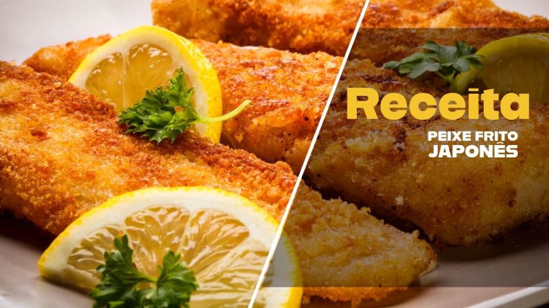 Receita de peixe frito japonês