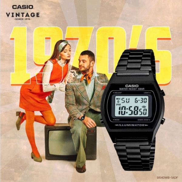 Anos 70, o início dos relógios de pulso CASIO