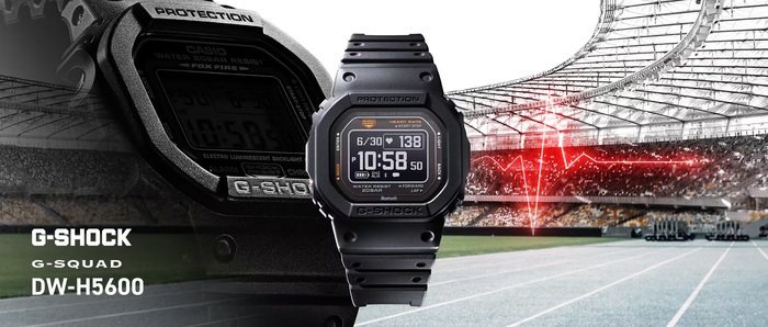 CASIO DW-H5600, G-SHOCK octagonal capaz de medir a oxigenação na corrente sanguínea