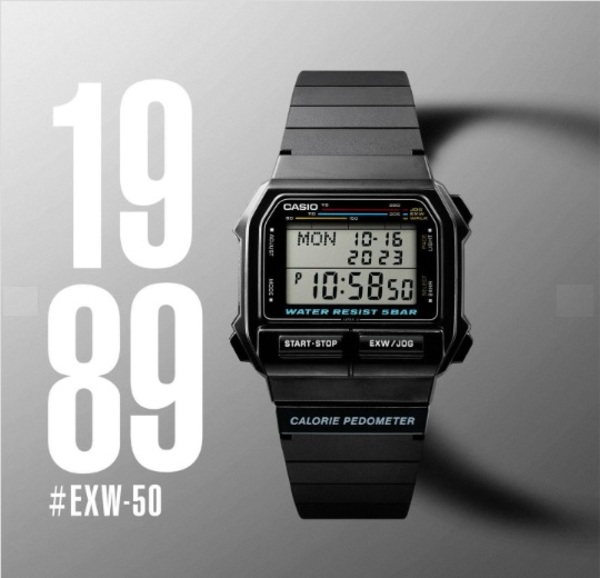 CASIO EXW-50, relógio de pulso desenvolvido para ajudar o usuário a incorporar o hábito de atividades físicas