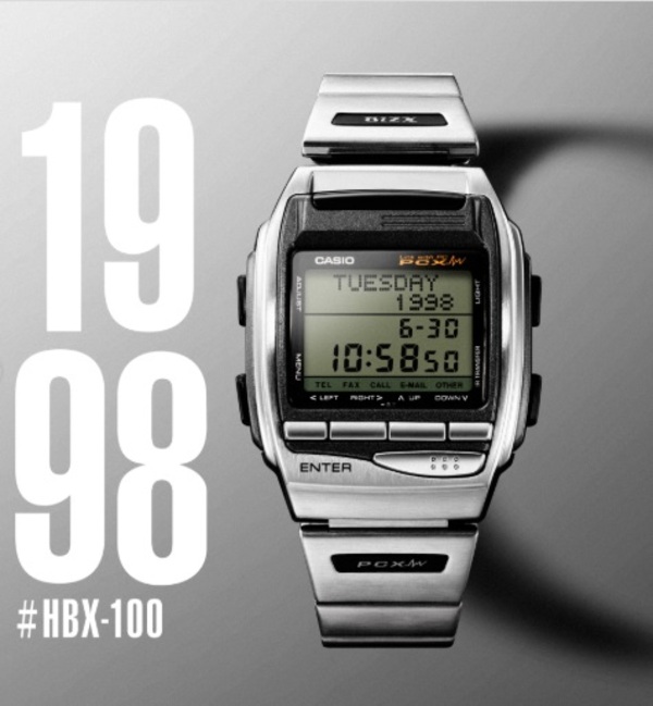 CASIO HBX-100, o primeiro relógio de pulso com conectividade para computadores