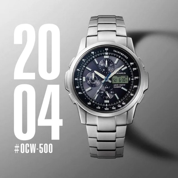 Equipado com cronógrafo e taquígrafo, o CASIO OCW-500 foi desenvolvido para atividades marítimas