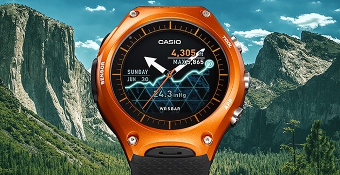 CASIO WSD-F10, relógio de pulso feito obedecendo aos padrões militares de qualidade
