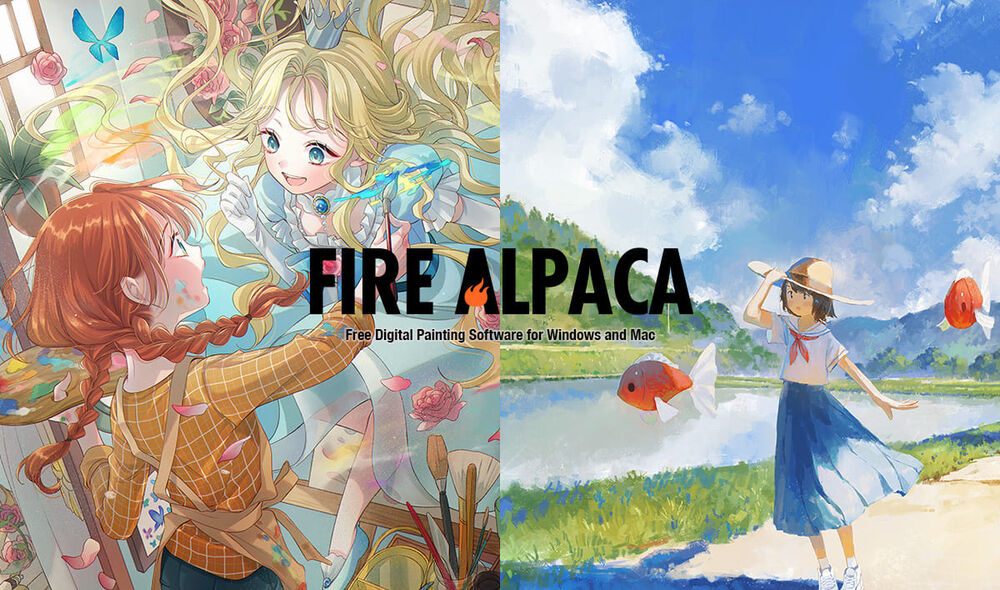 Fire Alpaca software gratuito de desenho digital usado por profissionais de mangá no Japão