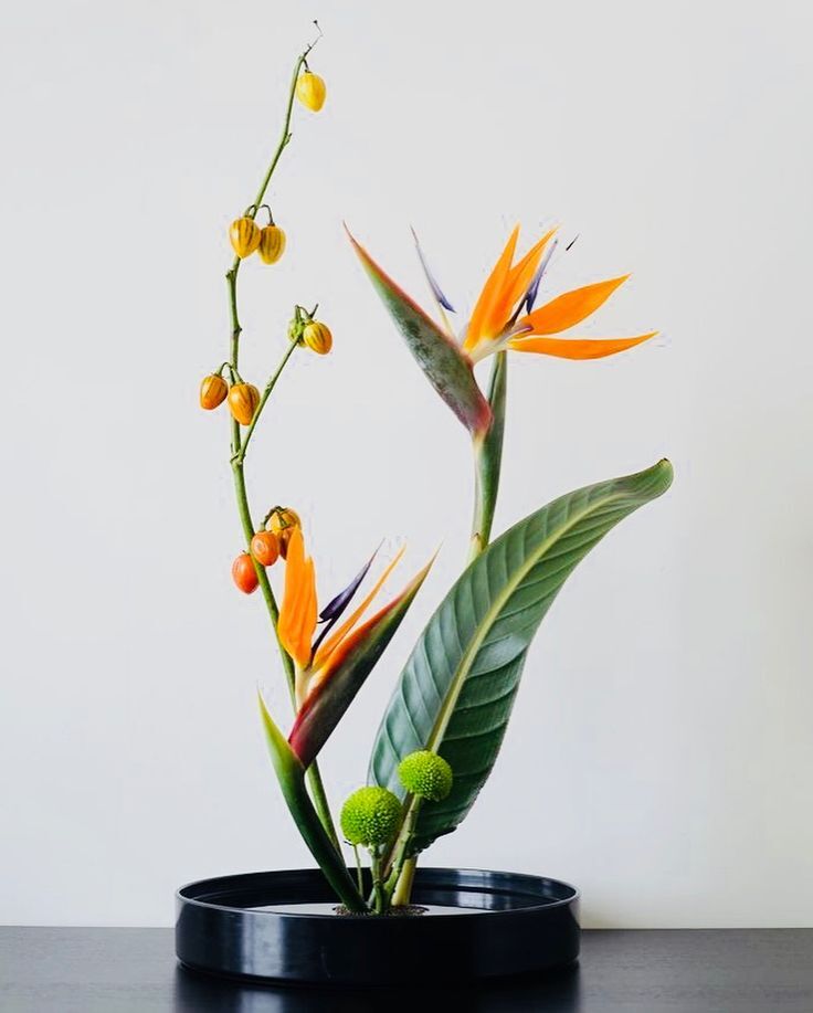 Arranjo de flor japonês