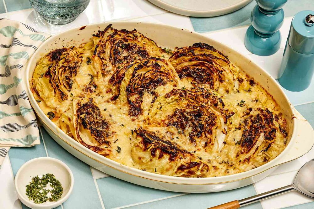 Repolho gratinado com queijo é forma japonesa de comer repolho muito fácil e que vai surpreender seus convidados
