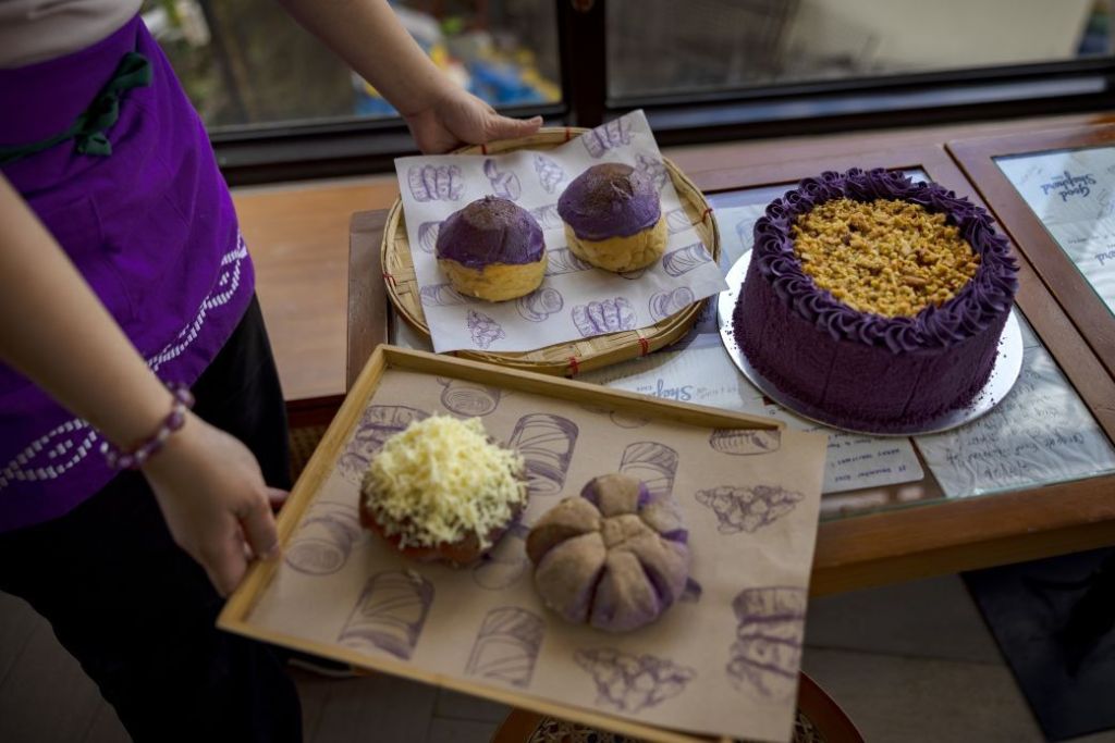 Produtos diferentes com Ube