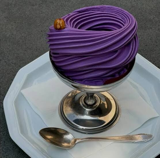 Ube é inhame roxo que está sendo usado em sobremesas no Japão