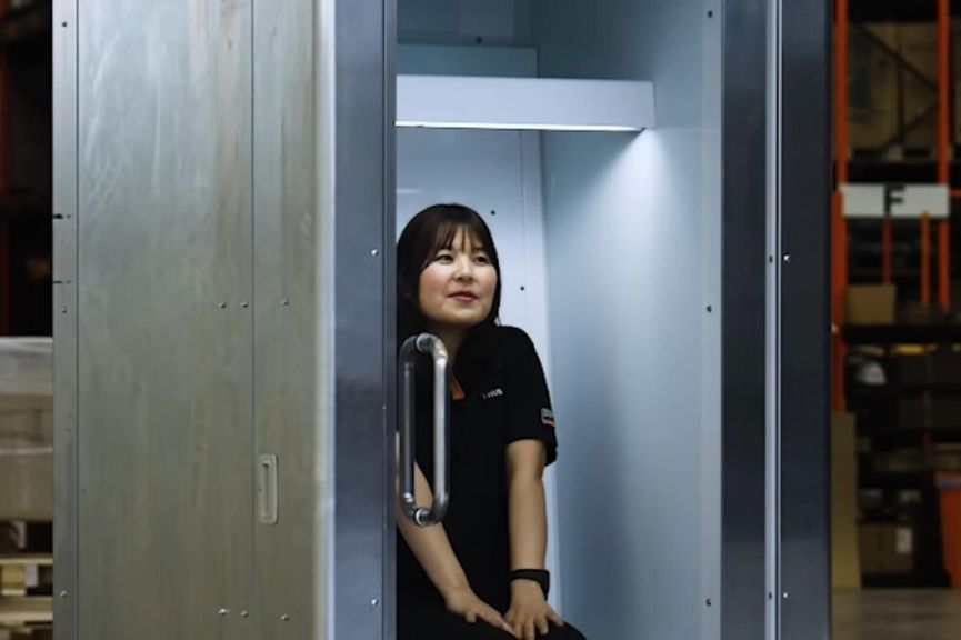 Refrigerador humano japonês para resfriar pessoas
