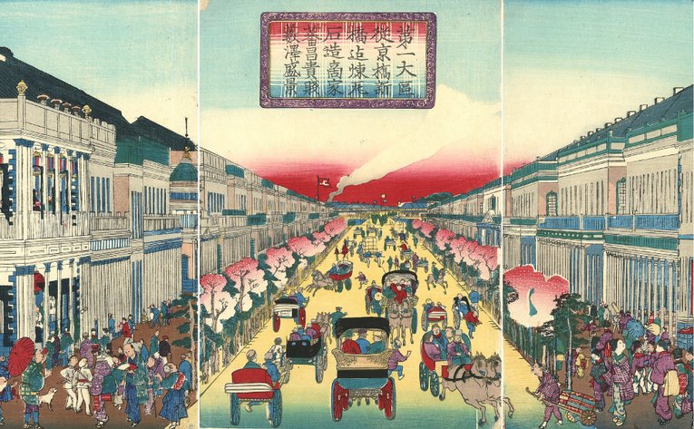 Durante o período Meiji, Tokyo se tornou a capital política de fato e sua cultura, dialeto, gastronomia e demais aspectos foram padronizados para o restante do país. O Nigirizushi também se tornou um padrão para as outras províncias