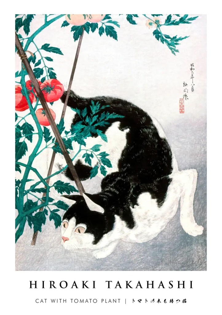 Hiroaki Takahashi era artista de ukiyoe que também ilustrava gatos